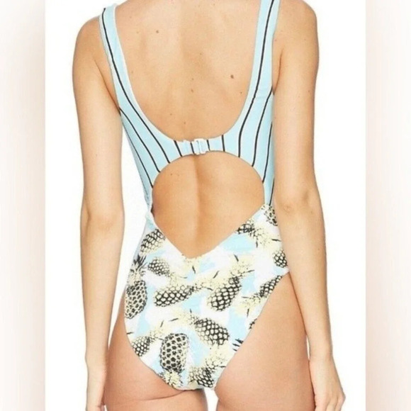 The Bikini Lab Pineapple one piece bathing suit, size Medium - Picture 3 of 3
